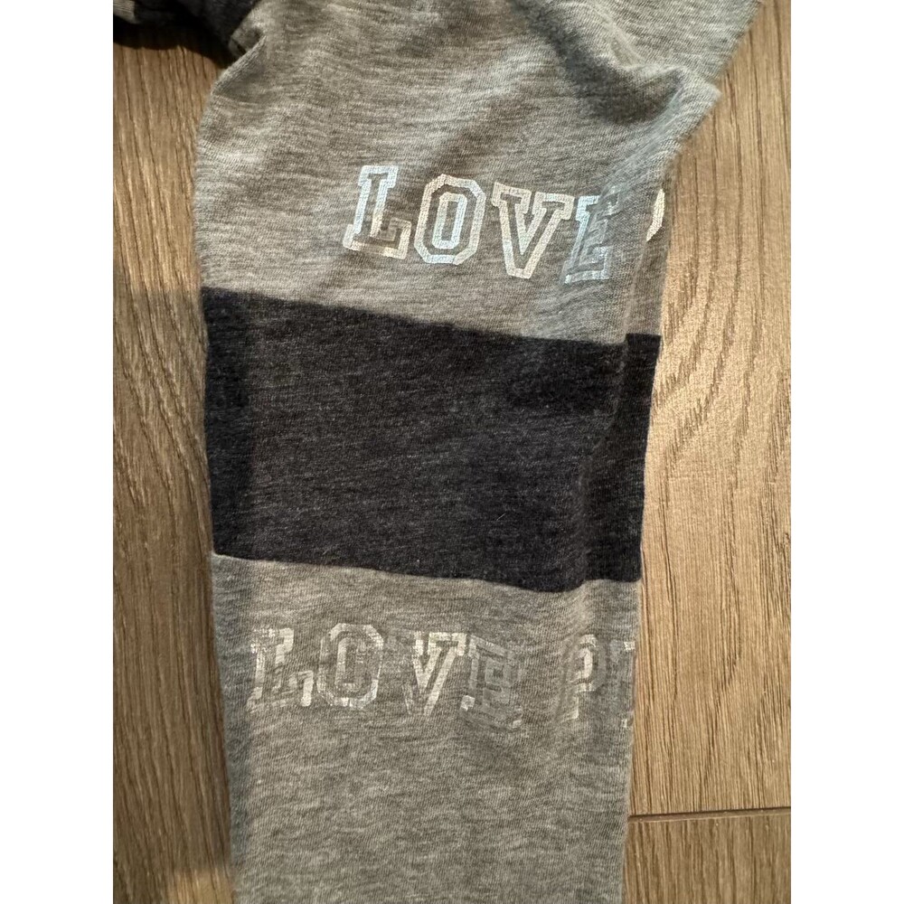 Victorias Secret PINK 3/4 Sleeve Shirt in Gray W/ Sequins Size Extra Small/XS - Picture 10 of 10